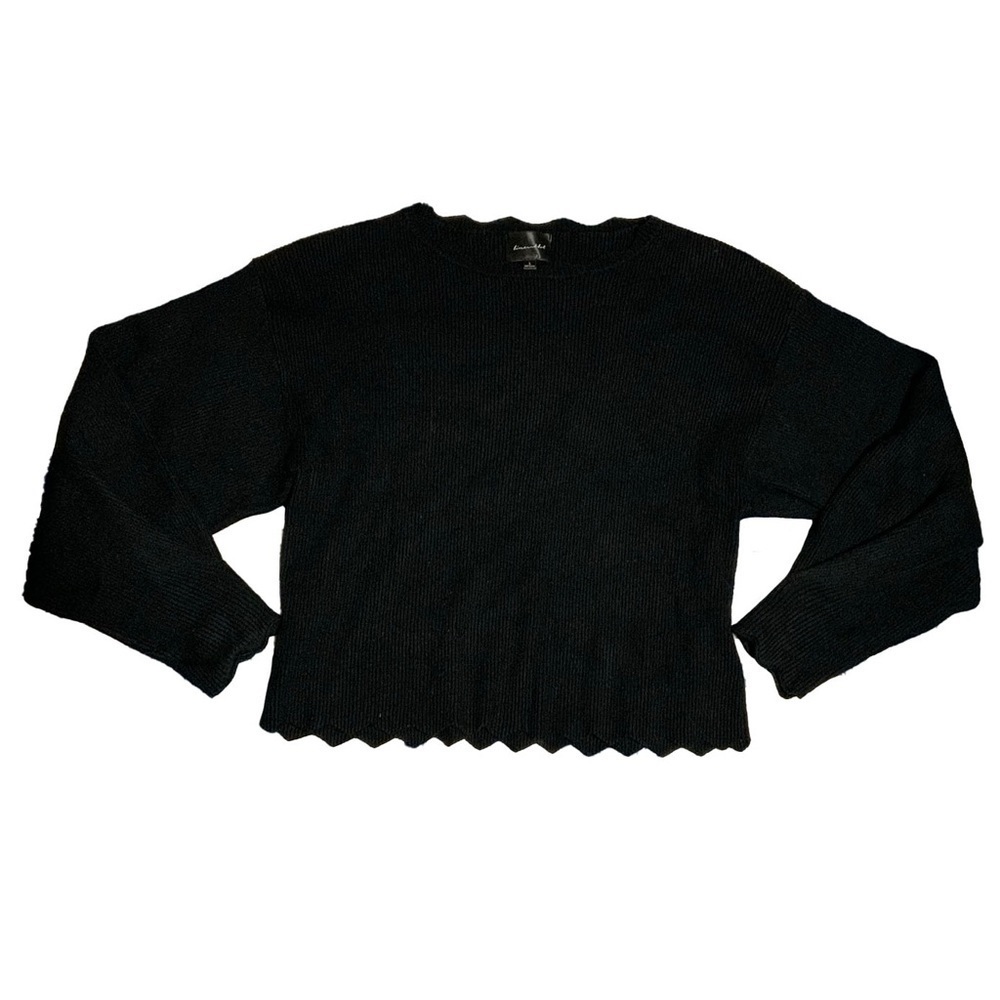 Anthropologie Black Avianna Pullover Sweater